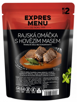 Rajská omáčka s hovězím masem bez lepku 600 g Expres Menu